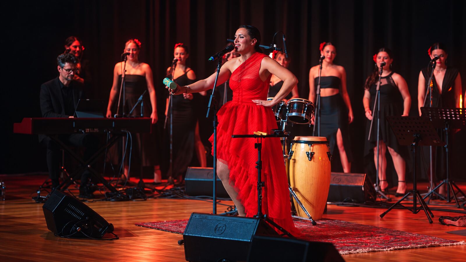 In concerto sul palco